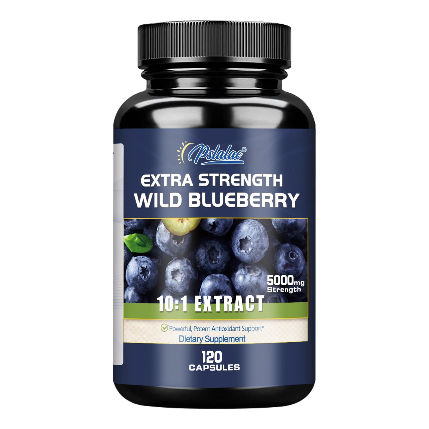 Wild Blueberry Capsules - Good for Brain and Cardiovascular Health, Protects Vision, Antioxidant - 120 Capsules