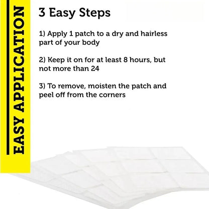 30 Patches Coenzyme Q10 Transdermal Patches Powerful Antioxidant For Heart & Brain Health And Energy