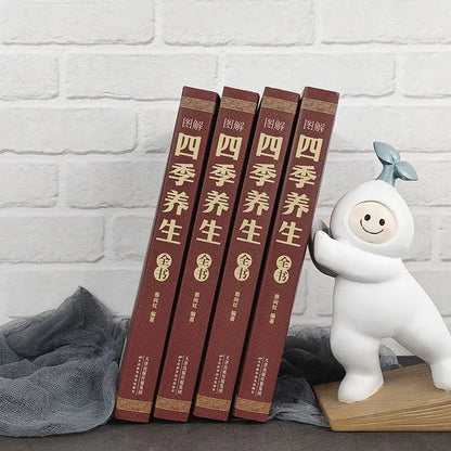 Health and wellness guide book，Health Preservation System: A Complete Book of Illustrated Health Preservation in Four Seasons
