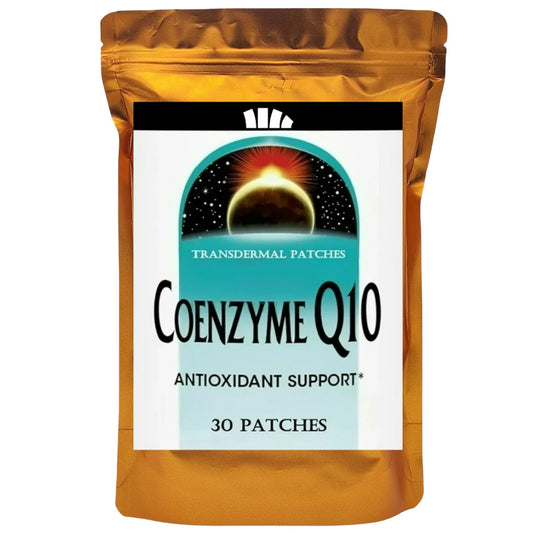 30 Patches Coenzyme Q10 Transdermal Patches Powerful Antioxidant For Heart & Brain Health And Energy